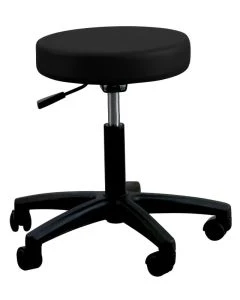 Oakworks, INC. 46130 14" x 3" Basic Exam Stool, Black