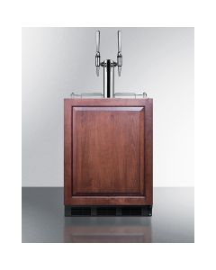 Summit Appliance SBC58BLBIADAIFNCFTWIN 5.5 Cu. Ft. Built-In Nitro Coffee Kegerator, ADA Compliant (Panel Not Included)