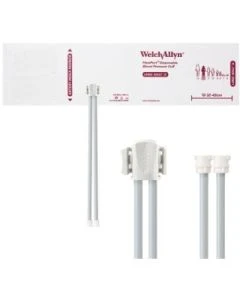 Welch Allyn FlexiPort Vinyl Disposable Blood Pressure Cuffs, Two-Tube Locking-Type Connectors (20/Case)