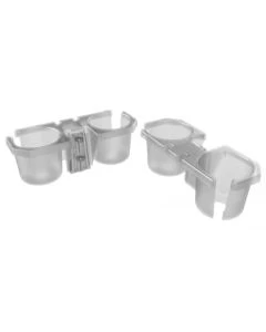 Tryten T2578 Transducer and Gel Bottle Holder Clear