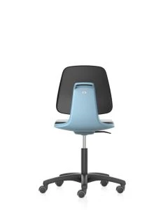 Bimos 20025377 Labsit Chair 9123, Desk Height, Armless-Blue Shell