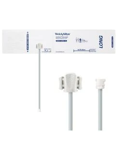 Welch Allyn FlexiPort Vinyl Disposable Blood Pressure Cuffs, One-Tube Locking-Type Connector (20/Case)