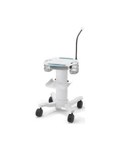 Welch Allyn 105342 Hospital Cart for CP 150 and PC ECG Electrocardiographs with Durable Rubber Wheels & Brake