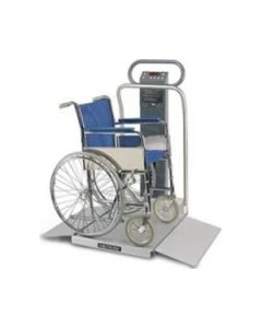 Welch Allyn Scale Tronix 6702W-XX-B Oversized Wheelchair Scale, 28" (W) x 32" (D), Lb and KG, Data Port and Power Cord