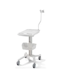 Welch Allyn 9911-024-61 ELI Outpatient Care Cart with Storage Bin & Cable Arm