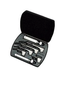 Welch Allyn Fiber Optic Macintosh Laryngoscope Set 69696