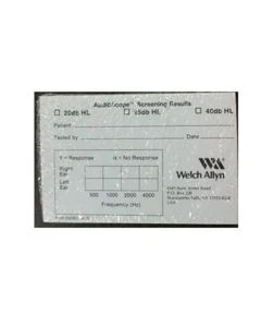 Welch Allyn 55230 Recording Form- Box Of 1000