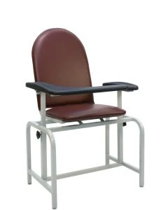 Winco 2573 Padded Vinyl Blood Drawing Chair