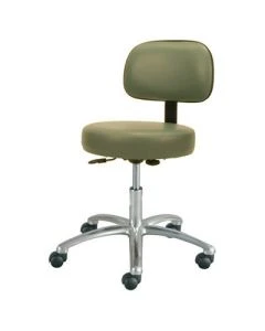Winco 4450 Deluxe Gas Lift Stool with Back
