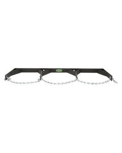 WT Farley CR-WM300 31"L x 9"W x 1.5"H Large Triple Oxygen Cylinder Holder, Black