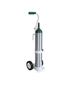 WT Farley MRI-HC100A 9.75"L x 9.75"W x 36"H MRI Conditional E Cylinder Cart, White