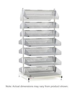 Metro QB248-S14 Dbl, 48"L, 14 Bskt 8-18, Stationary, Starter