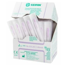 Lhasa 0.25 mm x 40 mm Acupuncture Needle - CME Corp