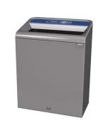Rubbermaid Configure Series Receptacle for Paper, 45 Gallon, Gray Stenni, 1961509