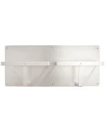 Omnimed 303526 Bedpan Rack - Holds 2, Aluminum, Side By Side