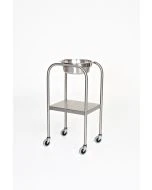 Mid Central Medical Single Stainless Steel Basin Stands