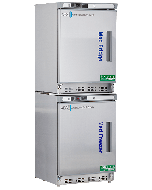 American BioTech Supply 9 Cu. Ft. Left Hinged Stainless Steel Pharmacy Refrigerator and Freezer Combination, PH-ABT-HC-RFC9SS-LH