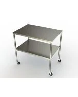 Aero Stainless Steel Instrument Table w/ Shelf