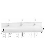 Blickman Windsor Model Scrub Sink with 3 Places, Infra-Red Sensor Faucets, 1317880001