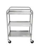Blickman Medium Duty Utility Cart with Side Rails
