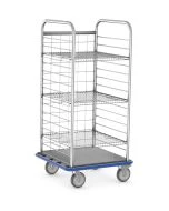 CME CMEB-102-0173 Open Case Cart, 29.75" L X 29.75"W X 62"H, [BASE CART, NO SHELVES]