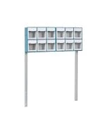 Detecto CAB12 12-Bin Organizer with Accessory Bridge