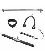 Fabrication Enterprises 10-7124 5 Piece Accessory Kit for 2-Stack Functional Trainer