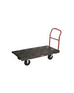 Rubbermaid Heavy-Duty Platform Truck with 8 inch Casters, FG446600BLA