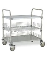 Metro CASE-OL36H X60 Stainless Steel Open Case Cart