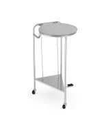 MAC Medical LH-2000-MRI-FOL MR Conditional Circle Linen Hamper with Foot Operated Lid for 18" Bag