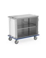 MAC Medical MMCC3-1PS-SSD Closed Case Cart, 2 Doors, 1 Adjustable Shelf, Overall Dimensions: 46"L X 28.375"W X 39.375"H