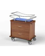 MedViron Guardian Bassinet with Chartboard, Chartholder, Removable Drawer Liners and Durable Tub