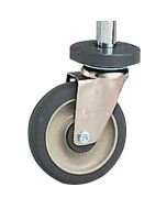Intermetro 5MPB-NB 5" Poly Caster with Brake-Gray