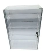Omnimed 184003 Transparent Utility Cabinet, 4 Shelf