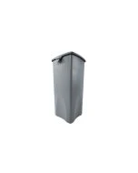 Rubbermaid Untouchable Container Square 23 Gallon, Gray, FG356988GRAY