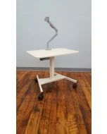 StableRise Cart with 16" x 26" Surface and Monitor Arm