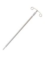 Transmotion TMA03-15 Rod Intravenous Stretcher 1/2" Dia 3/4" Dia Lower Stage Tubing 50" Max 27 3/4" Min Stainless Steel 40Lb Capacity Telescoping Standard W/Lock Hookx2 TMM Series Pvc-Free