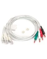 Welch Allyn 9293-046-62 Replacement Lead Set, AHA, Limb Leads with Banana Plugs for WAM or AM12 Acquisition Module