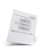 Welch Allyn 28206 AM282 Threshold Audiometry Card