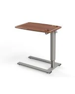 MedViron 32" Overbed Table with 5 Year Gas Spring Warranty, Cupholder
