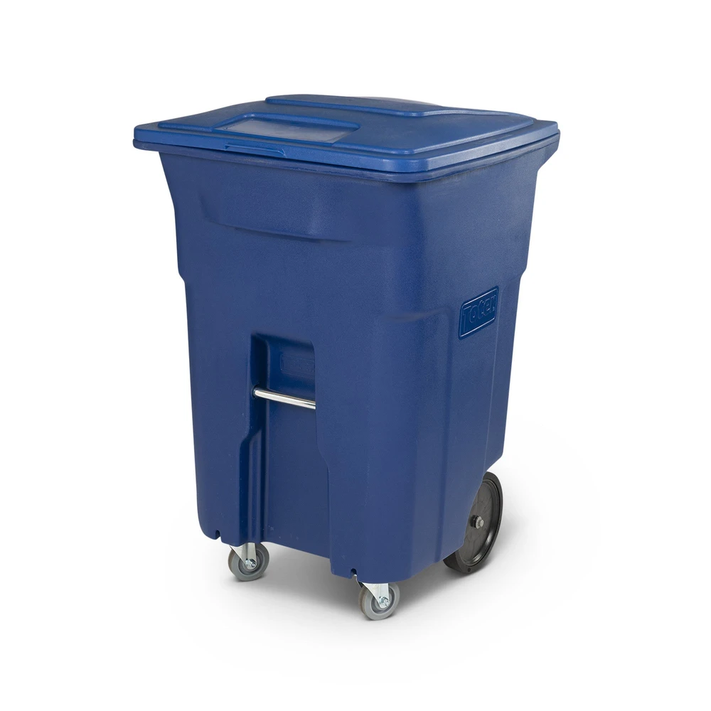 Toter 96 Gallon Trash Can with Wheels and Lid CME Corp