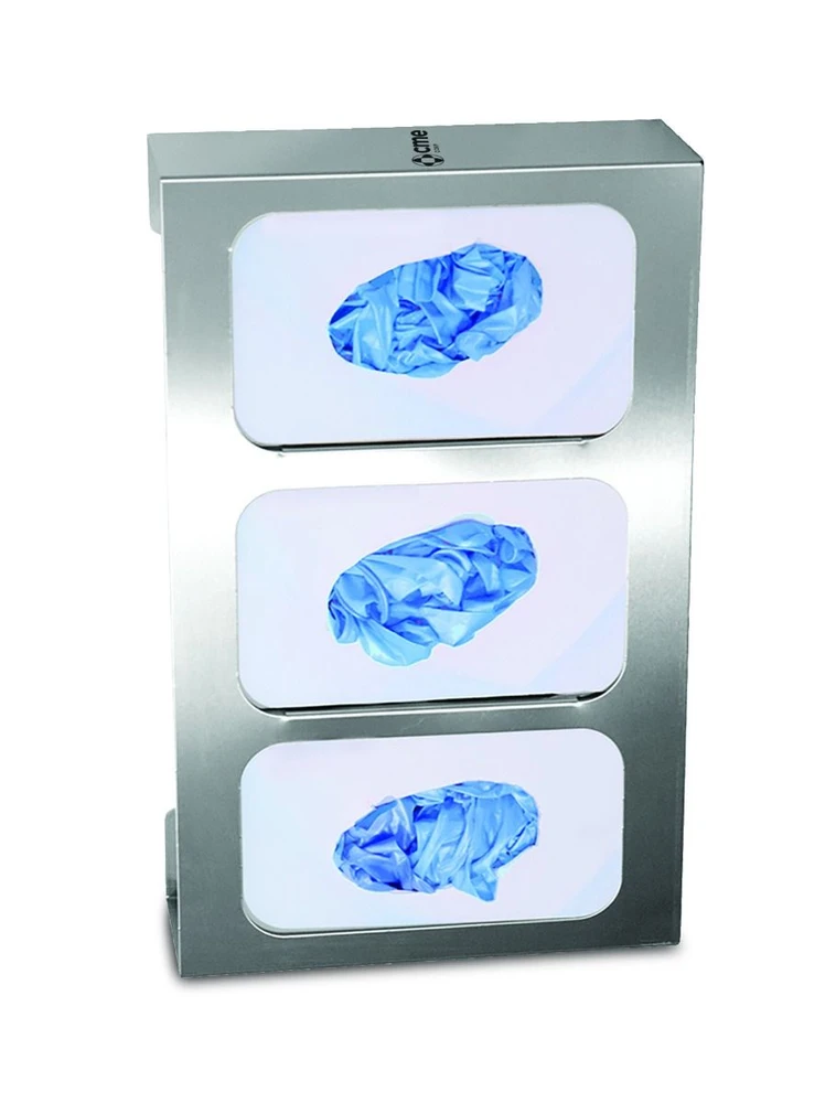CMEB-GBD3-SS-DIV Glove Box Dispenser, Triple, Stainless Steel