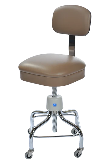 Pedigo P-51 Spin Lift Chrome Stool - CME Corp