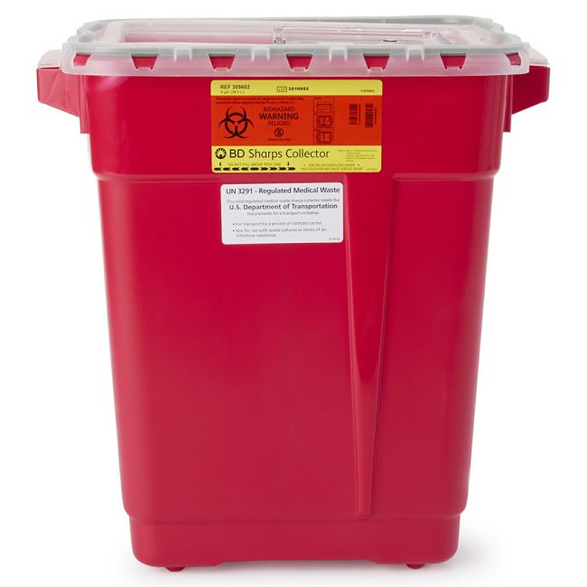 BD Large Sharps Collector, 9 Gal - CME Corp