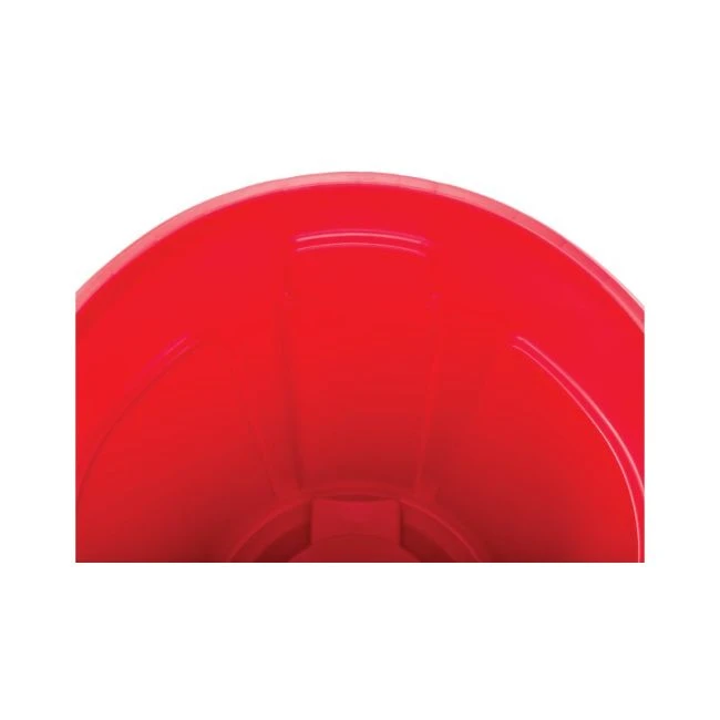 Rubbermaid Vented 32 Gallon Brute Barrel, Red, FG263200RED - CME Corp