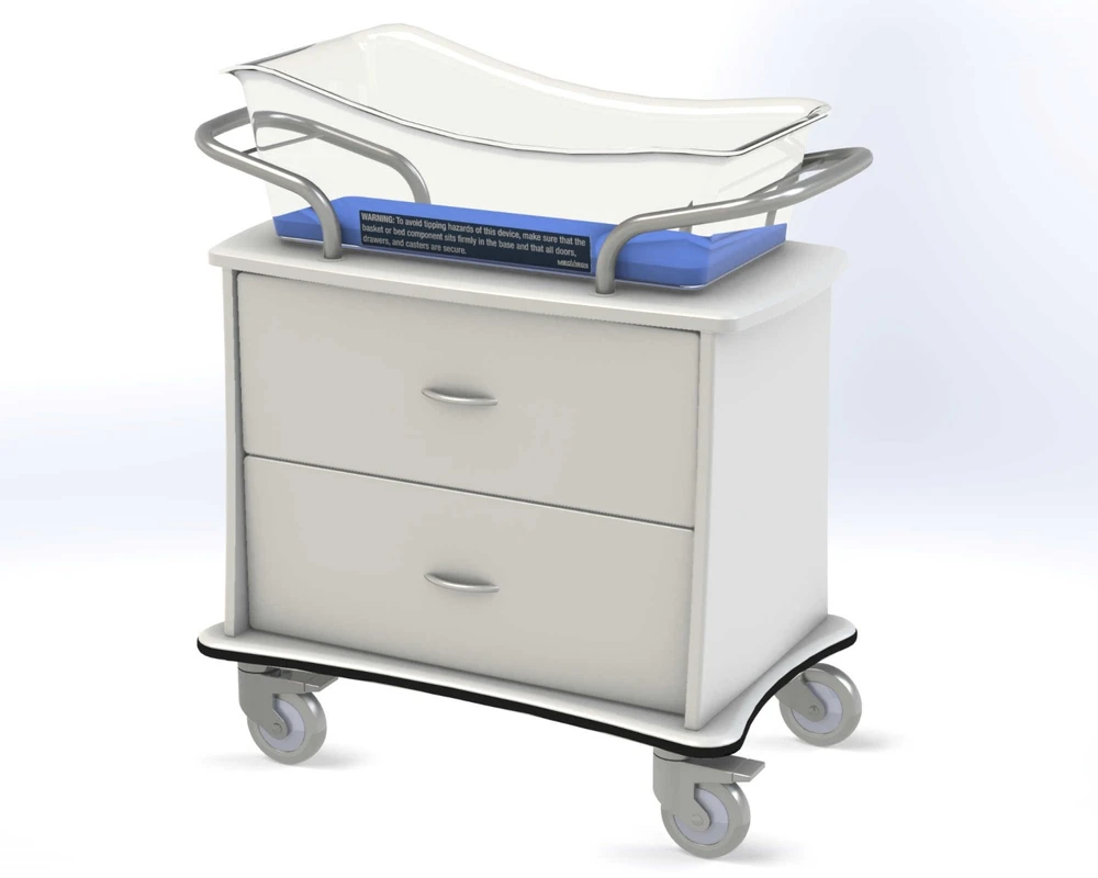 rolling bassinet with drawers